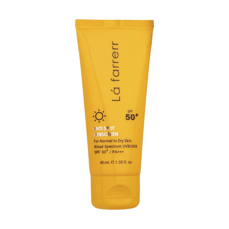 کرم ضد آفتاب ضد لک SPF 50 لافارر پوست خشک و معمولی ۴۰میل کرم ضد آفتاب ضد لک SPF 50 لافارر پوست خشک و معمولی ۴۰میل