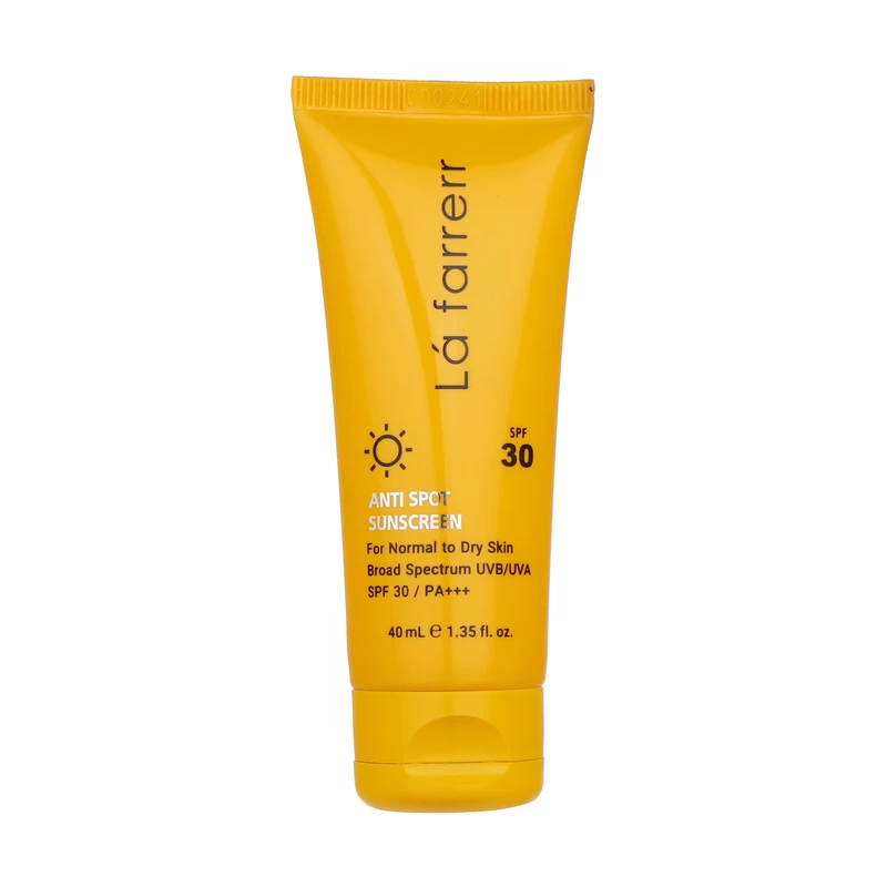 کرم ضد آفتاب ضد لک بی رنگ SPF 30 لافارر پوست خشک و معمولی ۴۰میل کرم ضد آفتاب ضد لک بی رنگ SPF 30 لافارر پوست خشک و معمولی ۴۰میل