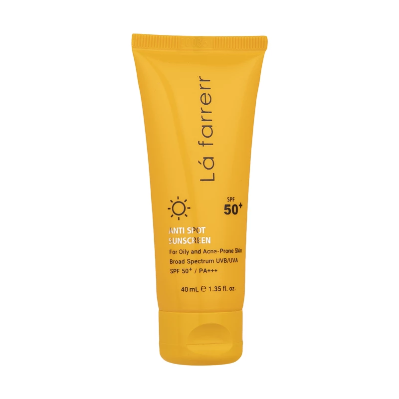 کرم ضد آفتاب ضد لک بی رنگ SPF 50 لافارر پوست چرب و مستعد آکنه ۴۰میل کرم ضد آفتاب ضد لک بی رنگ SPF 50 لافارر پوست چرب و مستعد آکنه ۴۰میل
