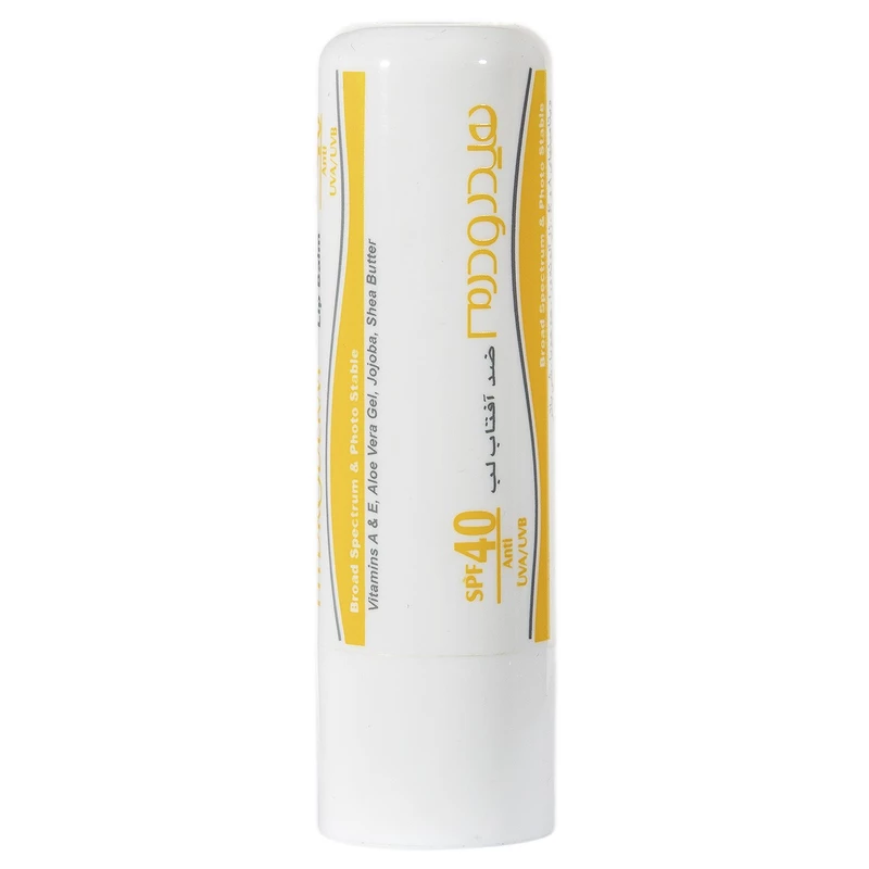 بالم لب ضد آفتاب SPF 40 هیدرودرم ۵میل بالم لب ضد آفتاب SPF 40 هیدرودرم ۵میل