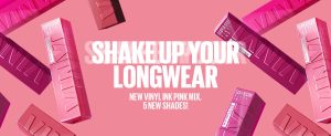 رژ لب مایع ۱۶ ساعته میبلین مدل Super Stay Vinyl Ink 1 Maybelline Super Stay Vinyl Ink Long Lasting Liquid Lipstick