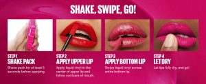 رژ لب مایع ۱۶ ساعته میبلین مدل Super Stay Vinyl Ink 3 Maybelline Super Stay Vinyl Ink Long Lasting Liquid Lipstick