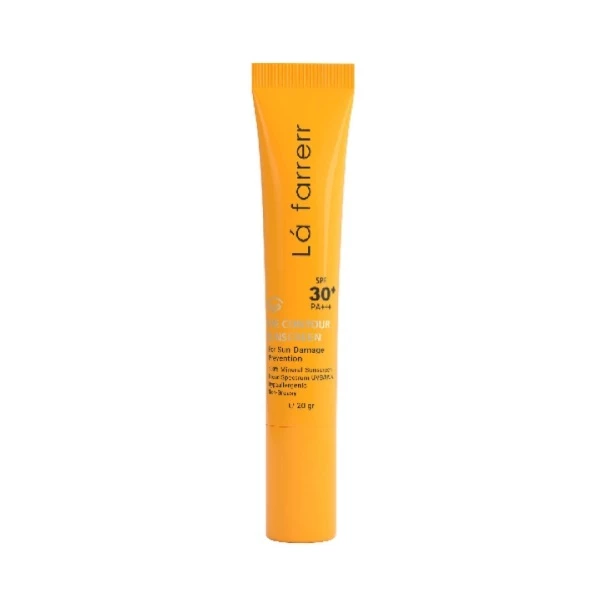 Lafarrerr Eye Contour Mineral Sunscreen SPF30 کرم ضد آفتاب فیزیکی دور چشم بی رنگ SPF 30 لافارر