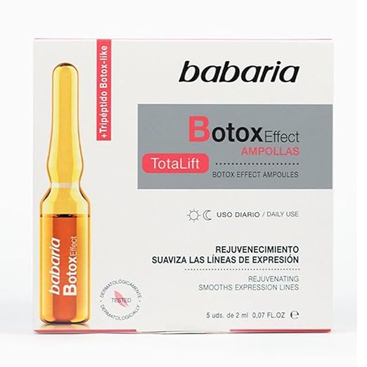 Babaria Botox Effect TotaLift Ampoules ویال (آمپول) لیفت صورت بوتاکس باباریا