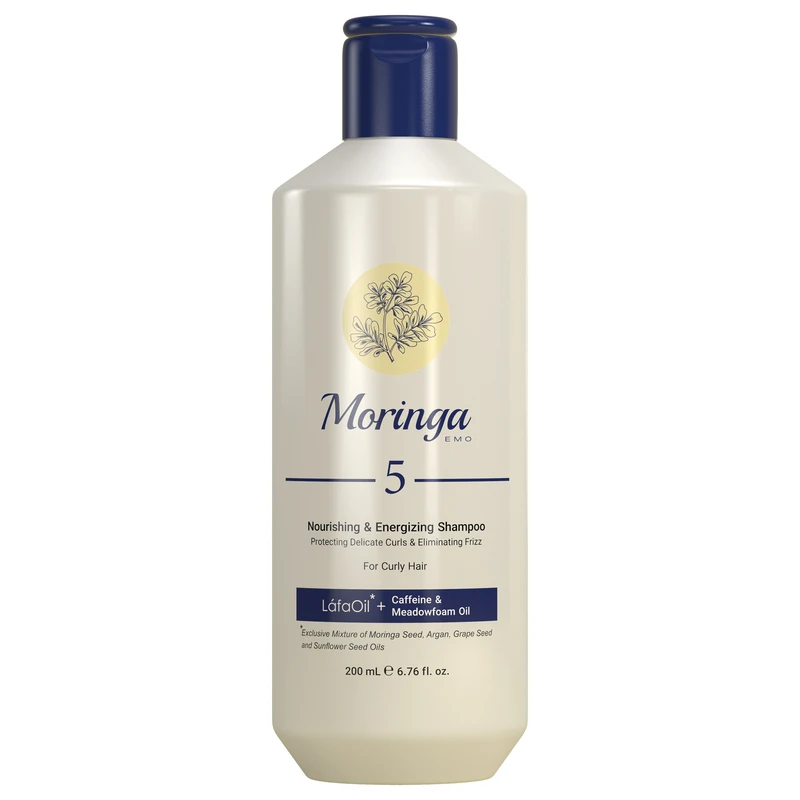 Moringa Emo Nourishing & Energizing Shampoo for Curly Hair شامپو مغذی موهای فر مورینگا امو
