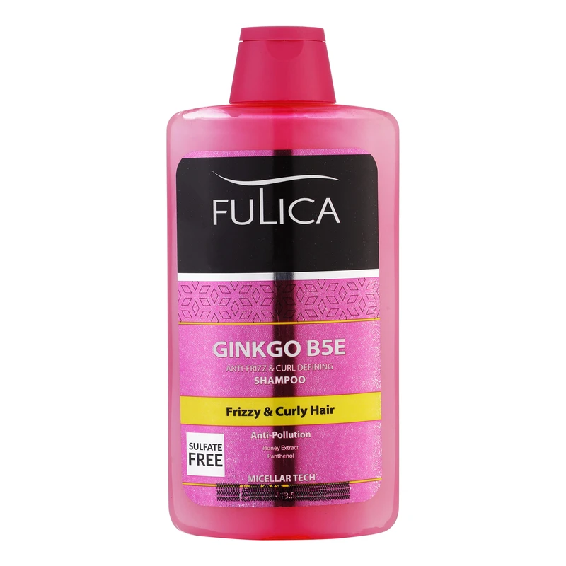 Fulica Ginkgo B5E Anti-Frizz & Curl Defining Shampoo شامپو موهای شکننده و مجعد Ginkgo B5E فولیکا