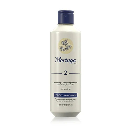 Moringa Emo Nourishing & Energizing Shampoo for Normal Hair 400ml شامپو مغذی موهای معمولی مورینگا امو ۴۰۰میل