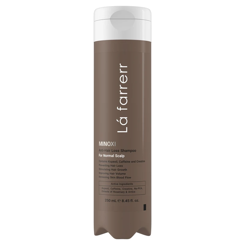 Lafarrerr Minoxi Anti-Hair Loss Shampoo for Normal Scalp شامپو ضد ریزش موهای معمولی ماینوکسی لافارر ۲۵۰میل