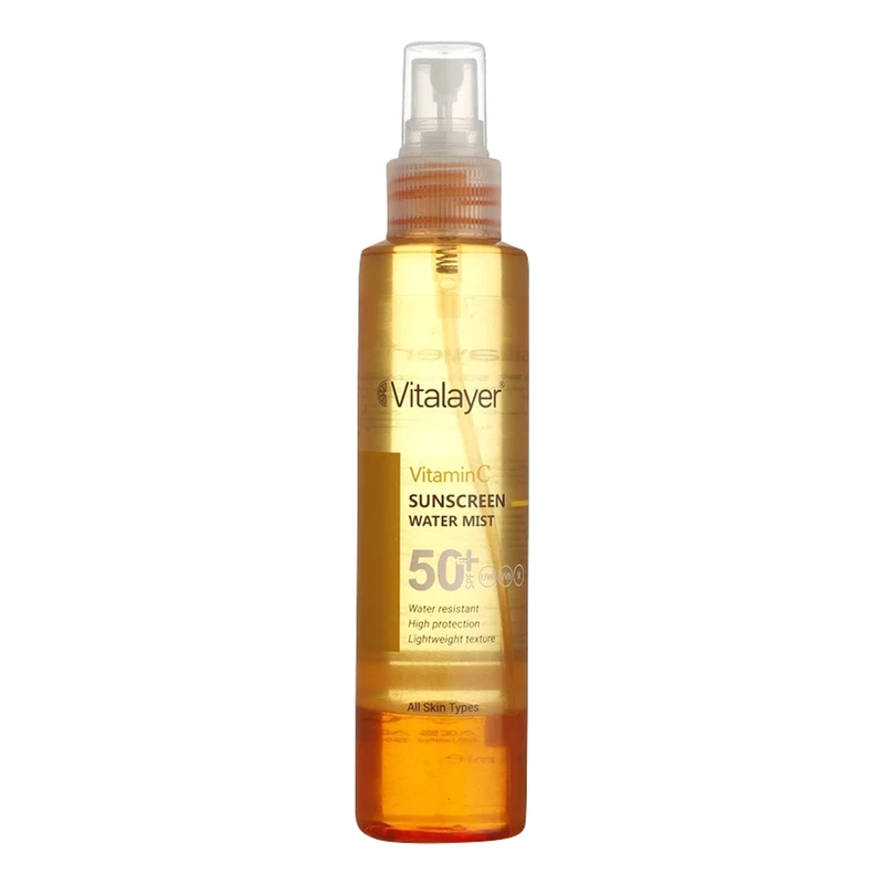 Vitalayer Vitamin C Sunscreen Water Mist SPF50 اسپری ضد آفتاب SPF 50 ویتامین C ویتالیر