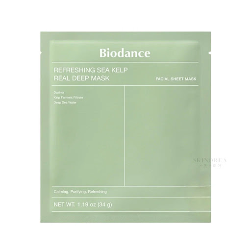 Biodance Refreshing Sea Kelp Real Deep Mask ماسک ورقهای جلبک دریایی بایودنس