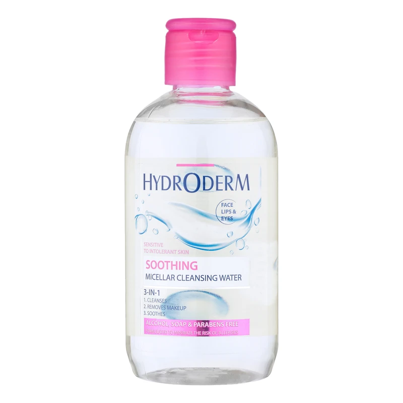 Hydroderm Soothing Micellar Cleansing Water میسلار واتر پوست حساس هیدرودرم