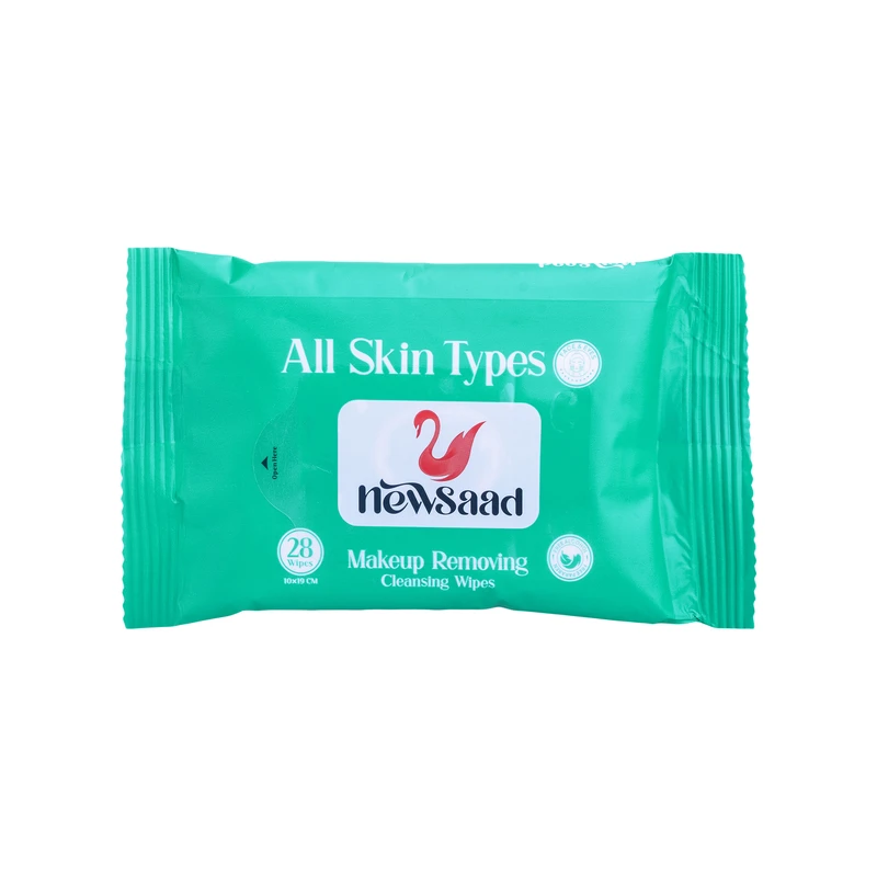 Newsaad Makeup Remover Cleasing Wipes دستمال مرطوب پاک کننده آرایش نیوساد