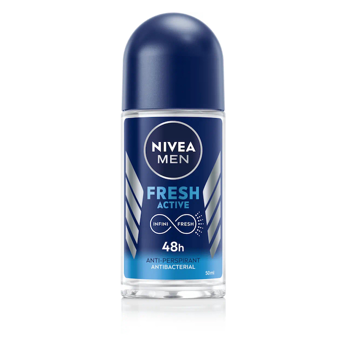 Nivea Men Fresh Active Deodorant Roll On رول ضد تعریق مردانه فرش اکتیو نیوآ