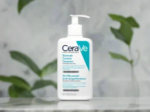 ژل شستشوی صورت سراوی پوست چرب ضد لک و آکنه و جوش ۲۳۶میل 1 CeraVeBelmishControlCleanserForBlemish ProneSkin236ml1 1