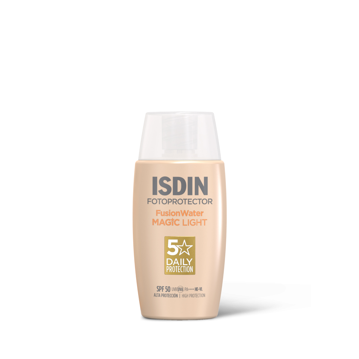 Isdin Fotoprotector Fusion Water Magic Light ضد آفتاب رنگی فیوژن واتر مجیک لایت ایزدین