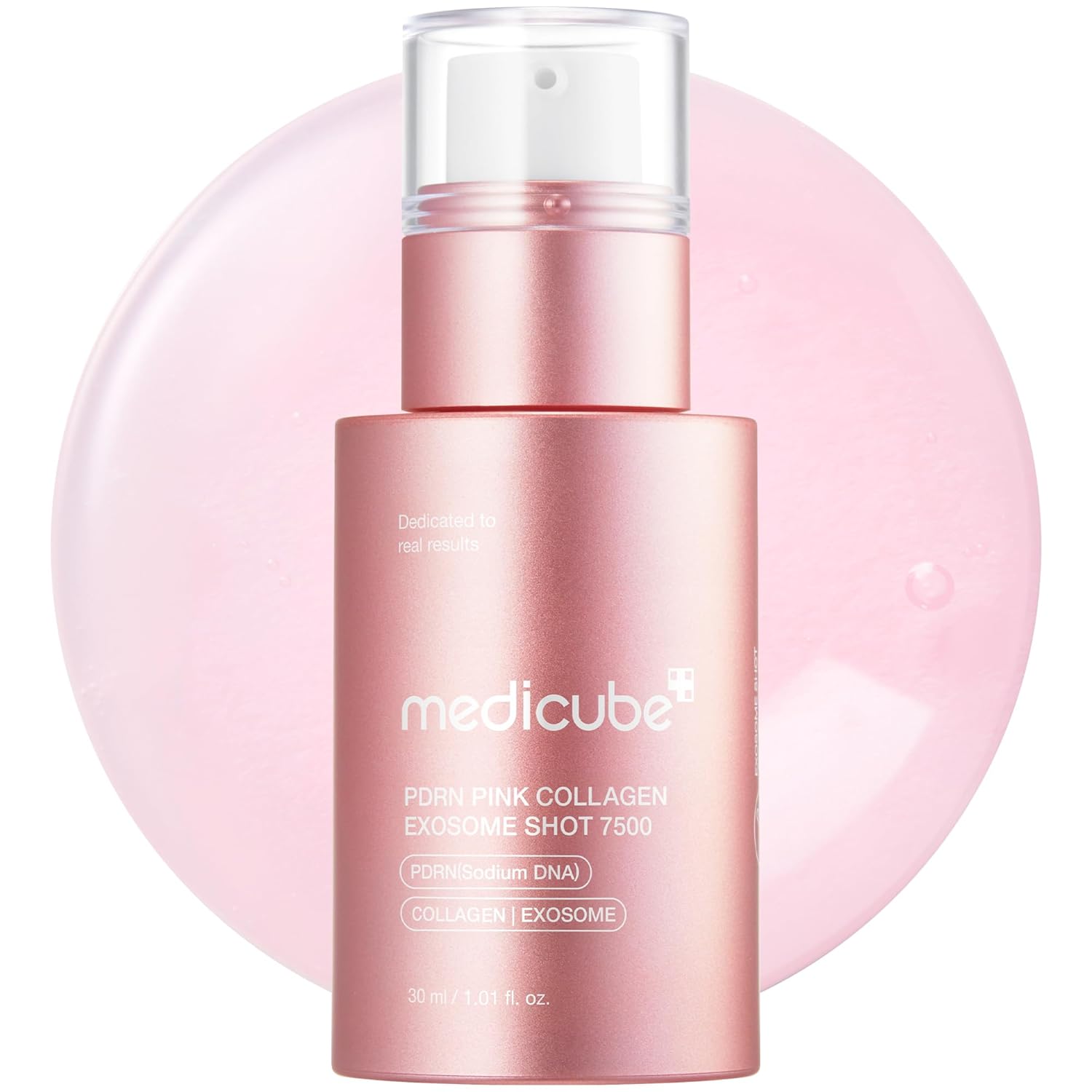 Medicube PDRN Pink Collagen Exosome Shot 7500 سرم اگزوزوم شات ۷۵۰۰ کلاژن و PDRN مدی کیوب